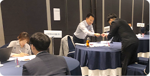 협약기업 대상 사전 인력 수요 조사를 통해훈련생과 취업 가능 기업을 사전에 매칭